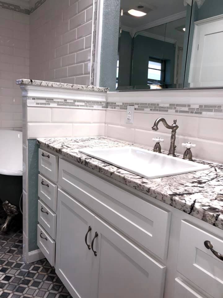 Granite bathroom