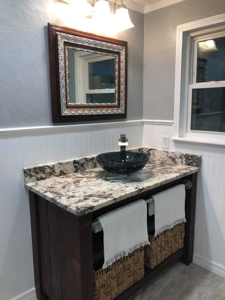 Bathroom glass